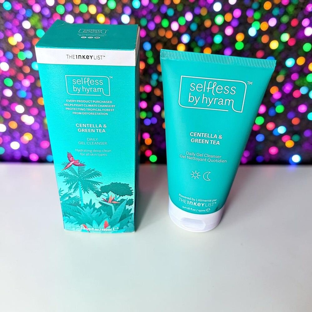 Selfless By Hyram Centella & Green Tea Daily Gel Cleanser 5.0 Fl Oz NIB